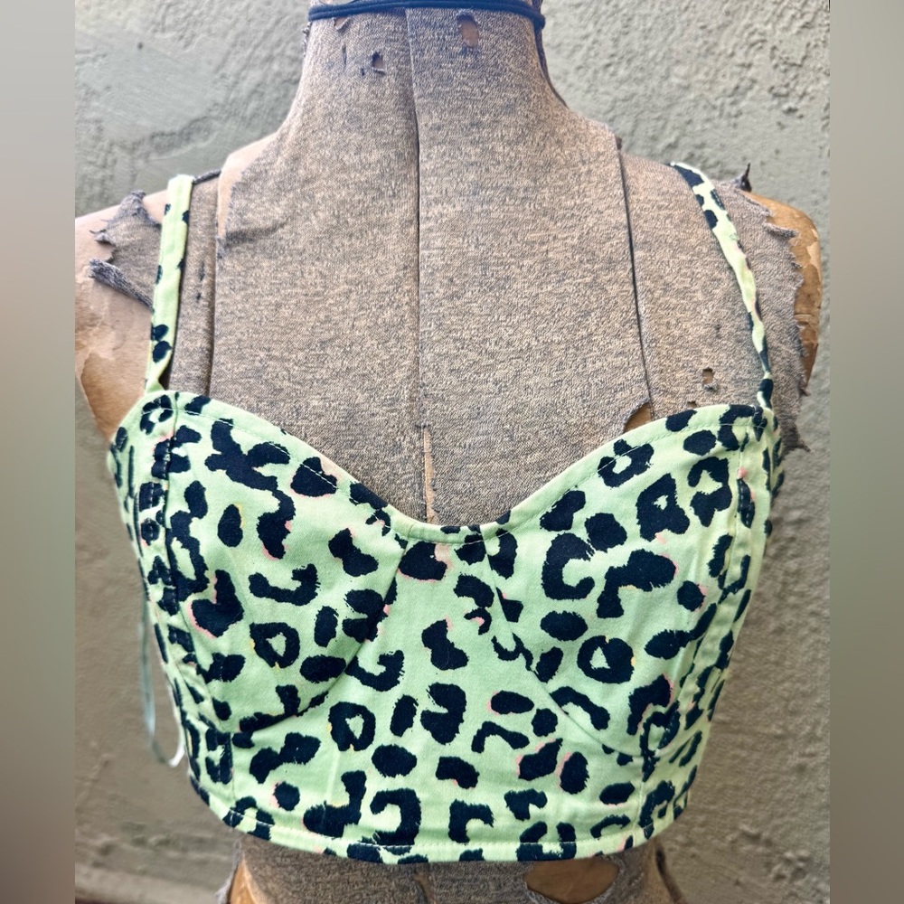 Cheetah crop top